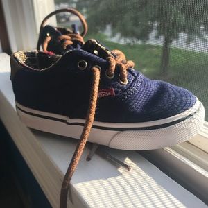 Vans toddler size 6.5 navy